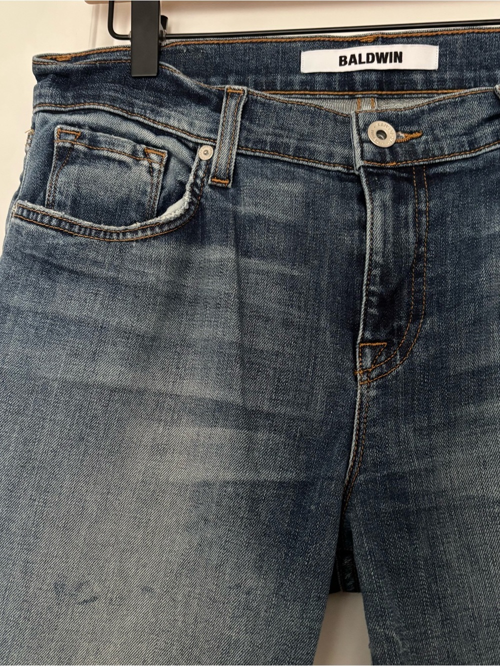 Baldwin The Ten Skinny Jeans Japanese denim 30 pike place medium wash - Picture 5 of 16